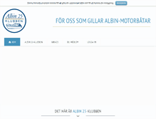 Tablet Screenshot of albin25.se